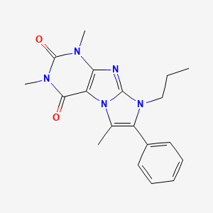 1,3,6-trimethyl-7-phenyl-8-propyl-1H-imidazo[2,1-f]purine-2,4(3H,8H)-dione