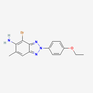 4-bromo-2-(4-ethoxyphenyl)-6-methyl-2H-1,2,3-benzotriazol-5-amine