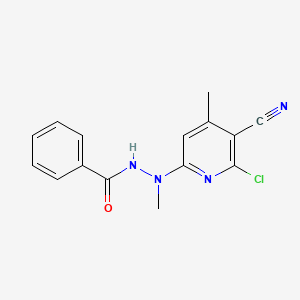 N'-(6-chloro-5-cyano-4-methylpyridin-2-yl)-N'-methylbenzohydrazide