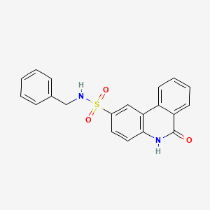 N-benzyl-6-oxo-5,6-dihydrophenanthridine-2-sulfonamide