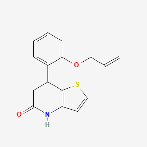 7-[2-(prop-2-en-1-yloxy)phenyl]-6,7-dihydrothieno[3,2-b]pyridin-5(4H)-one