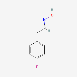 B1148101 N-[2-(4-Fluorophenyl)ethylidene]hydroxylamine CAS No. 137424-94-3