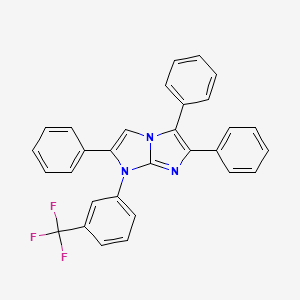 2,5,6-triphenyl-1-[3-(trifluoromethyl)phenyl]-1H-imidazo[1,2-a]imidazole