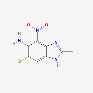 6-bromo-2-methyl-4-nitro-1H-benzimidazol-5-amine