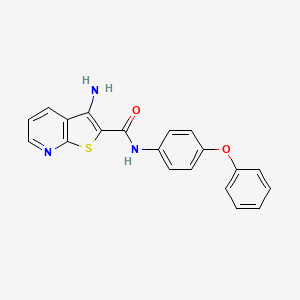 3-amino-N-(4-phenoxyphenyl)thieno[2,3-b]pyridine-2-carboxamide