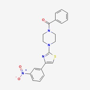 1-Benzoyl-4-[4-(3-nitrophenyl)-1,3-thiazol-2-YL]piperazine