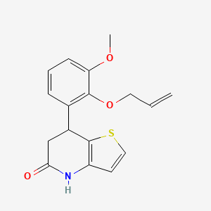 7-[3-methoxy-2-(prop-2-en-1-yloxy)phenyl]-6,7-dihydrothieno[3,2-b]pyridin-5(4H)-one