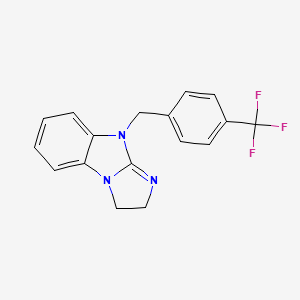 9-[4-(trifluoromethyl)benzyl]-2,9-dihydro-3H-imidazo[1,2-a]benzimidazole