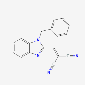 [(1-benzyl-1H-benzimidazol-2-yl)methylidene]propanedinitrile