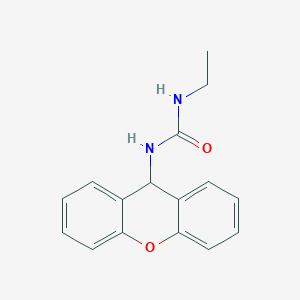 molecular formula C16H16N2O2 B11481281 1-ethyl-3-(9H-xanthen-9-yl)urea 