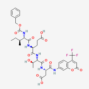 molecular formula C37H42F3N5O13 B1148129 Z-Ile-Glu-Thr-Asp 7-酰胺基-4-三氟甲基香豆素 CAS No. 219138-02-0