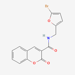 N-[(5-bromofuran-2-yl)methyl]-2-oxo-2H-chromene-3-carboxamide