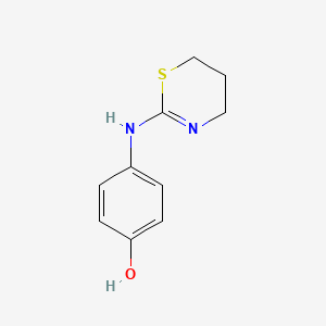 molecular formula C10H12N2OS B1148135 4-(5,6-dihydro-4H-1,3-thiazin-2-ylamino)phenol CAS No. 540771-32-2