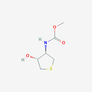 methyl [(3S,4R)-4-hydroxytetrahydrothiophen-3-yl]carbamate