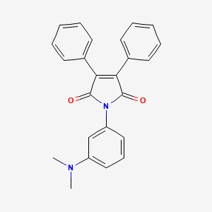 1-[3-(dimethylamino)phenyl]-3,4-diphenyl-1H-pyrrole-2,5-dione