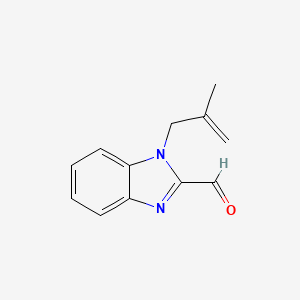 1-(2-methylprop-2-en-1-yl)-1H-benzimidazole-2-carbaldehyde