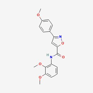 N-(2,3-dimethoxyphenyl)-3-(4-methoxyphenyl)-1,2-oxazole-5-carboxamide