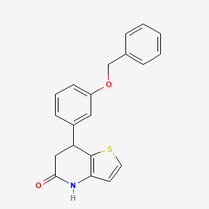 7-[3-(benzyloxy)phenyl]-6,7-dihydrothieno[3,2-b]pyridin-5(4H)-one