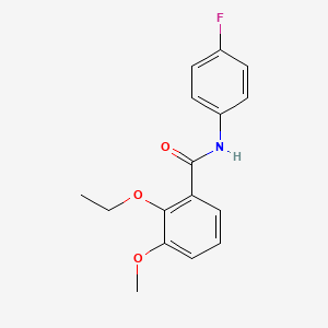 2-ethoxy-N-(4-fluorophenyl)-3-methoxybenzamide