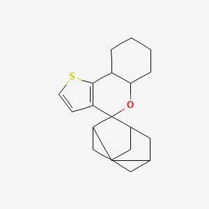 5a,6,7,8,9,9a-Hexahydrospiro[thieno[3,2-c]chromene-4,2'-tricyclo[3.3.1.1~3,7~]decane]