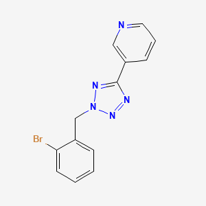 3-[2-(2-bromobenzyl)-2H-tetrazol-5-yl]pyridine