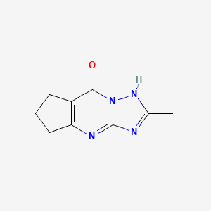 2-methyl-6,7-dihydro-5H-cyclopenta[d][1,2,4]triazolo[1,5-a]pyrimidin-8-ol