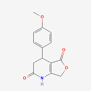 4-(4-methoxyphenyl)-4,7-dihydrofuro[3,4-b]pyridine-2,5(1H,3H)-dione