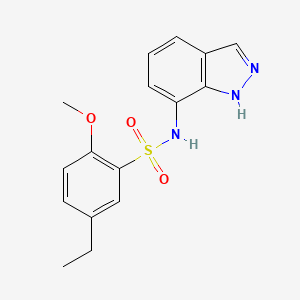 5-ethyl-N-(1H-indazol-7-yl)-2-methoxybenzenesulfonamide