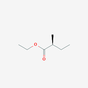 molecular formula C₇H₁₄O₂ B1148180 (S)-乙基 2-甲基丁酸酯 CAS No. 10307-61-6