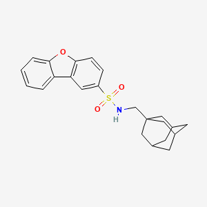 N-(1-adamantylmethyl)dibenzo[b,d]furan-2-sulfonamide