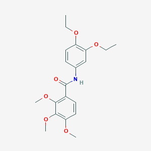 N-(3,4-diethoxyphenyl)-2,3,4-trimethoxybenzamide