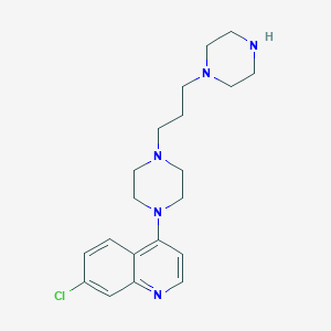B1148203 7-Chloro-4-(4-(3-(piperazin-1-yl)propyl)piperazin-1-yl)quinoline CAS No. 4039-00-3