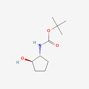 B1148210 tert-Butyl ((1R,2R)-2-hydroxycyclopentyl)carbamate CAS No. 454170-16-2