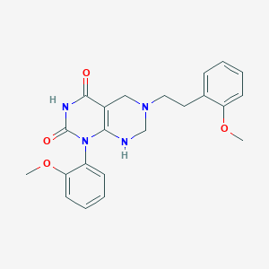 1-(2-methoxyphenyl)-6-[2-(2-methoxyphenyl)ethyl]-5,6,7,8-tetrahydropyrimido[4,5-d]pyrimidine-2,4(1H,3H)-dione