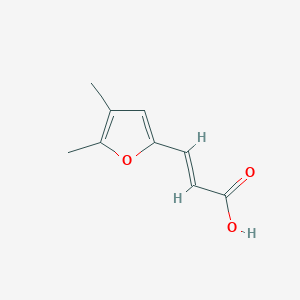 B1148216 3-(4,5-Dimethyl-2-furyl)propenoic acid CAS No. 129800-02-8