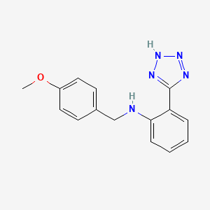 N-(4-methoxybenzyl)-2-(1H-tetrazol-5-yl)aniline