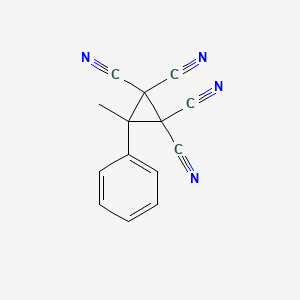 3-Methyl-3-phenylcyclopropane-1,1,2,2-tetracarbonitrile