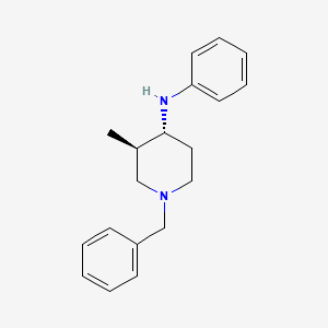 B1148231 (3R,4R)-1-benzyl-3-methyl-N-phenylpiperidin-4-amine CAS No. 97220-05-8