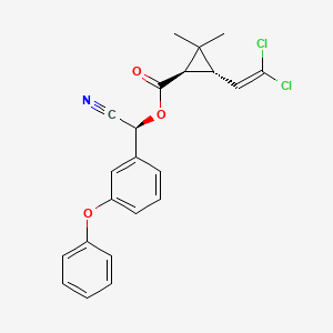 molecular formula C₂₂H₁₉Cl₂NO₃ B1148243 西塔虫菊酯 CAS No. 71697-59-1