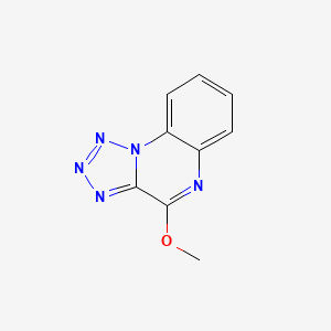 molecular formula C9H7N5O B11482448 4-Methoxytetrazolo[1,5-a]quinoxaline 