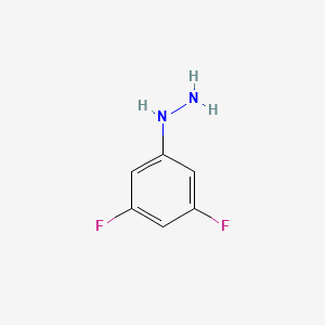 molecular formula C6H7ClF2N2 B1148246 (3,5-Difluorophenyl)hydrazine CAS No. 134993-88-7