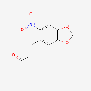 4-(6-Nitro-1,3-benzodioxol-5-yl)butan-2-one