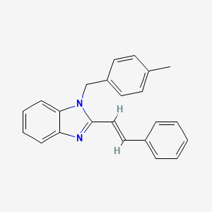 1-(4-methylbenzyl)-2-[(E)-2-phenylethenyl]-1H-benzimidazole