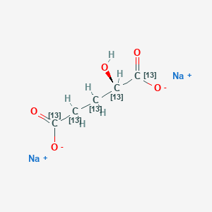 molecular formula ¹³C₅H₆Na₂O₅ B1148268 (2R)-2-Hydroxyglutaric Acid Disodium Salt-13C5 CAS No. 1648909-80-1