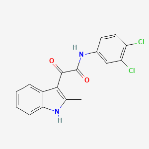 N-(3,4-dichlorophenyl)-2-(2-methyl-1H-indol-3-yl)-2-oxoacetamide