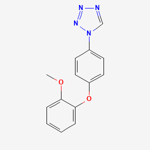 1-[4-(2-methoxyphenoxy)phenyl]-1H-tetrazole