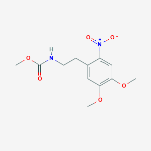 Methyl [2-(4,5-dimethoxy-2-nitrophenyl)ethyl]carbamate