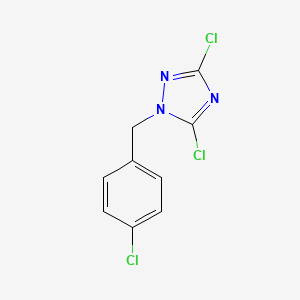 3,5-dichloro-1-(4-chlorobenzyl)-1H-1,2,4-triazole