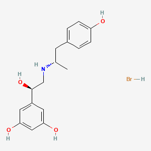 molecular formula C₁₇H₂₂BrNO₄ B1148299 (R*,S*)-(+/-)-盐酸芬特罗特 CAS No. 38964-10-2