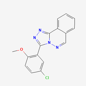 3-(5-Chloro-2-methoxyphenyl)[1,2,4]triazolo[3,4-a]phthalazine